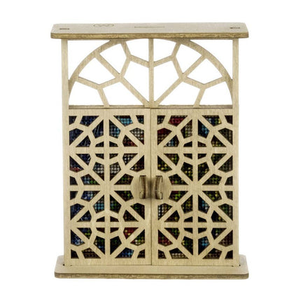 Wooden Window Embroidery Kit with Shutters «Mediterranean Morning»