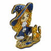 DIY Cross Stitch on Wood Kit "Little Witch In Blue"