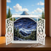 Cross stitch kit with Shutters «Night in the Mountains»