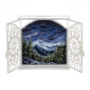 Cross stitch kit with Shutters «Night in the Mountains»