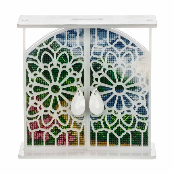 Cross stitch kit with Shutters «Tropical Shore»