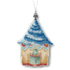 DIY Cross stitch kit "Christmas tree toy - House by the Sea"