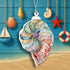 DIY Cross stitch kit "Christmas tree toy - Seashell Spiral"