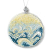 DIY Cross stitch kit "Christmas tree toy - Sea Waves"