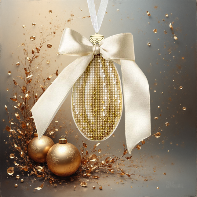 DIY Cross stitch kit "Christmas Ornament – Winter Tear"