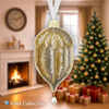 DIY Cross stitch kit "Christmas Ornament – Golden Acorn"