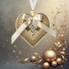 DIY Cross stitch kit "Christmas Ornament – Winter Heart"
