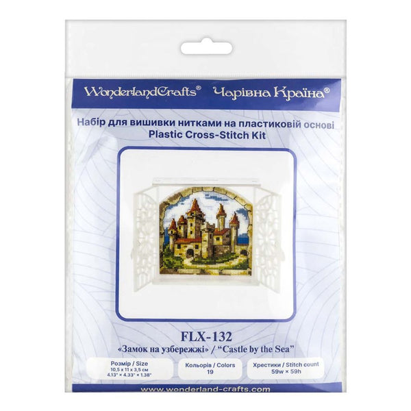 Cross stitch kit with Shutters «Castle by the Sea»