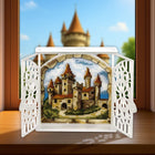 Cross stitch kit with Shutters «Castle by the Sea»