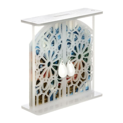 Cross stitch kit with Shutters «Winter Morning in the Chalet»
