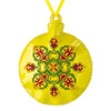 Cross Stitch Kit “Bauble Christmas Ornament” DIY Christmas Ornament on Faux Leather