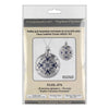 Cross Stitch Kit “Bauble Christmas Ornament” DIY Christmas Ornament on Faux Leather