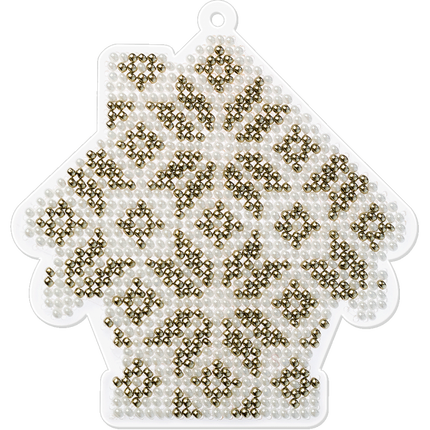 Bead embroidery kit on a plastic base "Christmas tree toys"