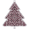 Bead embroidery kit on a plastic base "Christmas tree toys"