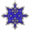 Bead embroidery kit on a plastic base "Christmas tree toys"