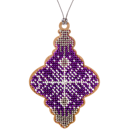 DIY Christmas tree toy kit "Purple icicle"
