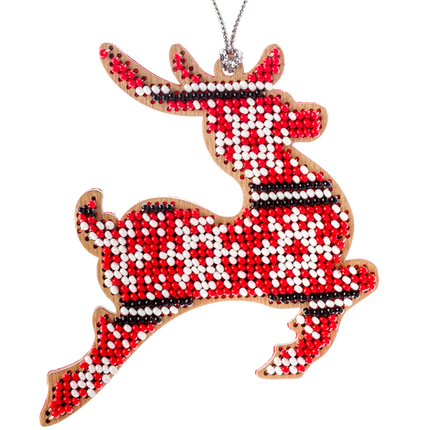 DIY Christmas tree toy kit "Red Deer"