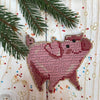 DIY Christmas tree toy kit "Ping Pig"