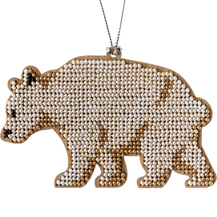 DIY Christmas tree toy kit "White Bear"