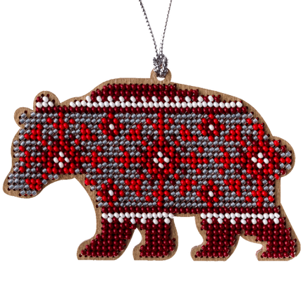 DIY Christmas tree toy kit "Red Bear"