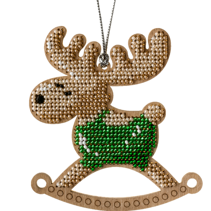DIY Christmas tree toy kit "Green Elk"
