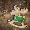 DIY Christmas tree toy kit "Green Elk"