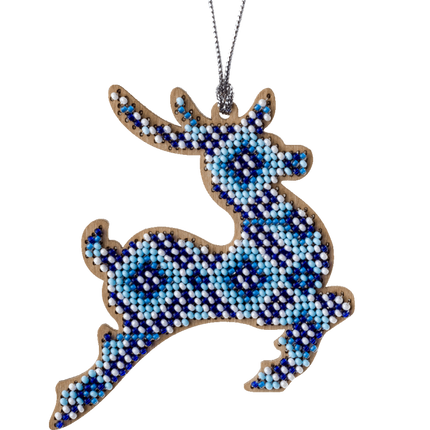DIY Christmas tree toy kit "Blue Deer"