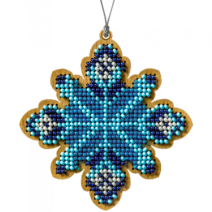 DIY Christmas tree toy kit "Snowflake"