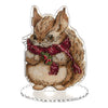 DIY Cross stitch kit "Christmas guest"