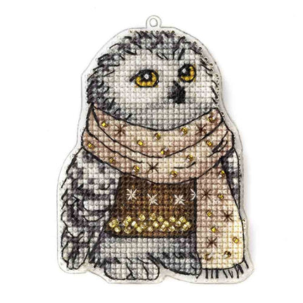 DIY Cross stitch kit "Funny owl"
