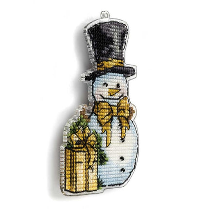DIY Cross stitch kit "Snowman"