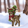 DIY Cross stitch kit "Baby deer"