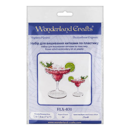 DIY Cross-Stitch Kit: "Cocktail Charm"