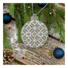 Bead embroidery kit on a plastic base 