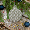 Bead embroidery kit on a plastic base "Christmas tree toys"
