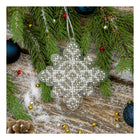 Bead embroidery kit on a plastic base 