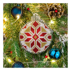 Bead embroidery kit on a plastic base 