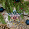 Bead embroidery kit on a plastic base "Christmas tree toys"
