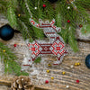 Bead embroidery kit on a plastic base "Christmas tree toys"