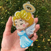 Bead embroidery kit on a plastic base "Christmas tree toys"
