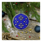 Bead embroidery kit on a plastic base 