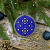 Bead embroidery kit on a plastic base "Christmas tree toys"