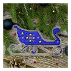Bead embroidery kit on a plastic base 