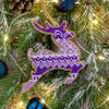 DIY Christmas tree toy kit "Purple Deer"