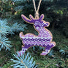 DIY Christmas tree toy kit "Purple Deer"