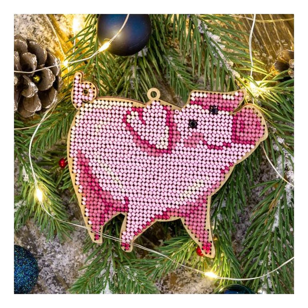 DIY Christmas tree toy kit "Ping Pig"