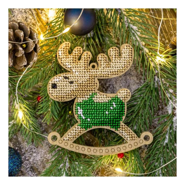 DIY Christmas tree toy kit "Green Elk"