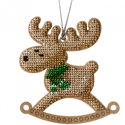 DIY Christmas tree toy kit "Golden Elk"