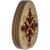 Bead embroidery kit on wood "Easter Egg"