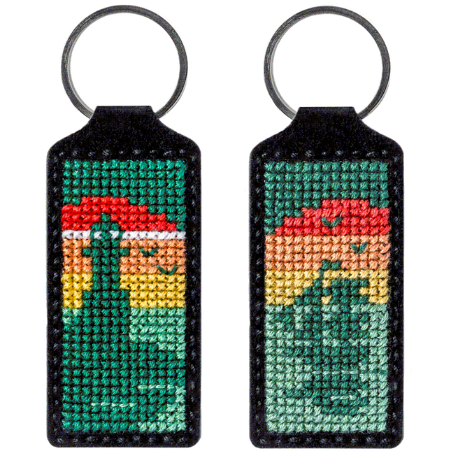 Cross-stitch kit on artificial leather "Lighthouse"